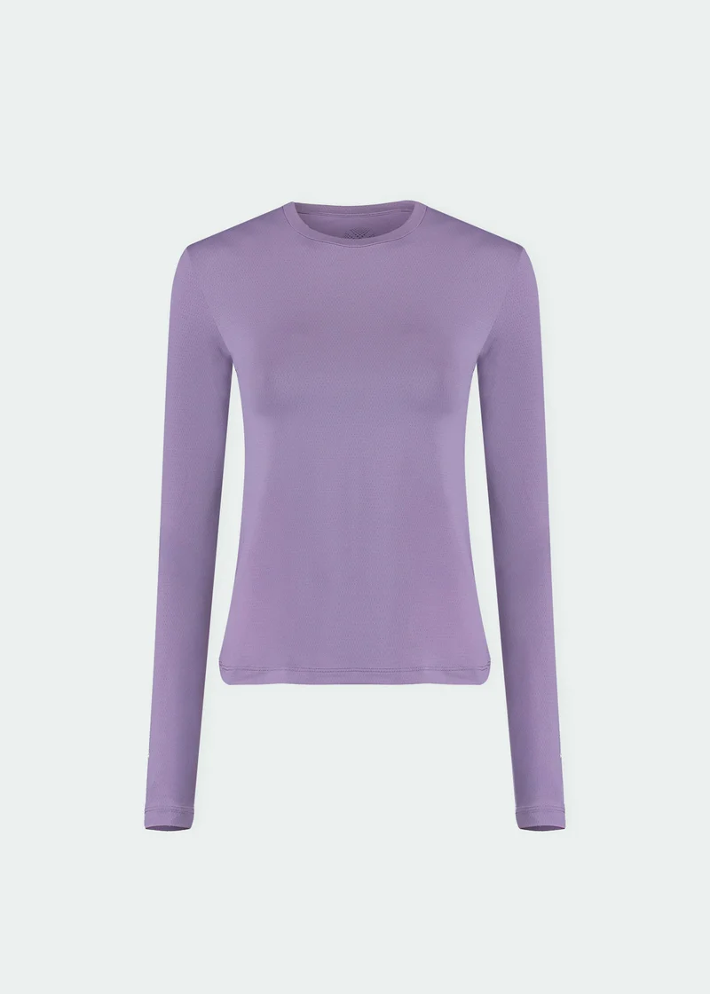 T-Shirt Mulher Manga Longa Uv Mesh