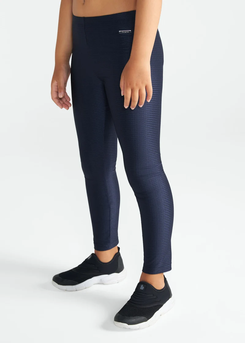 Calça Legging Infantil Menina Textura