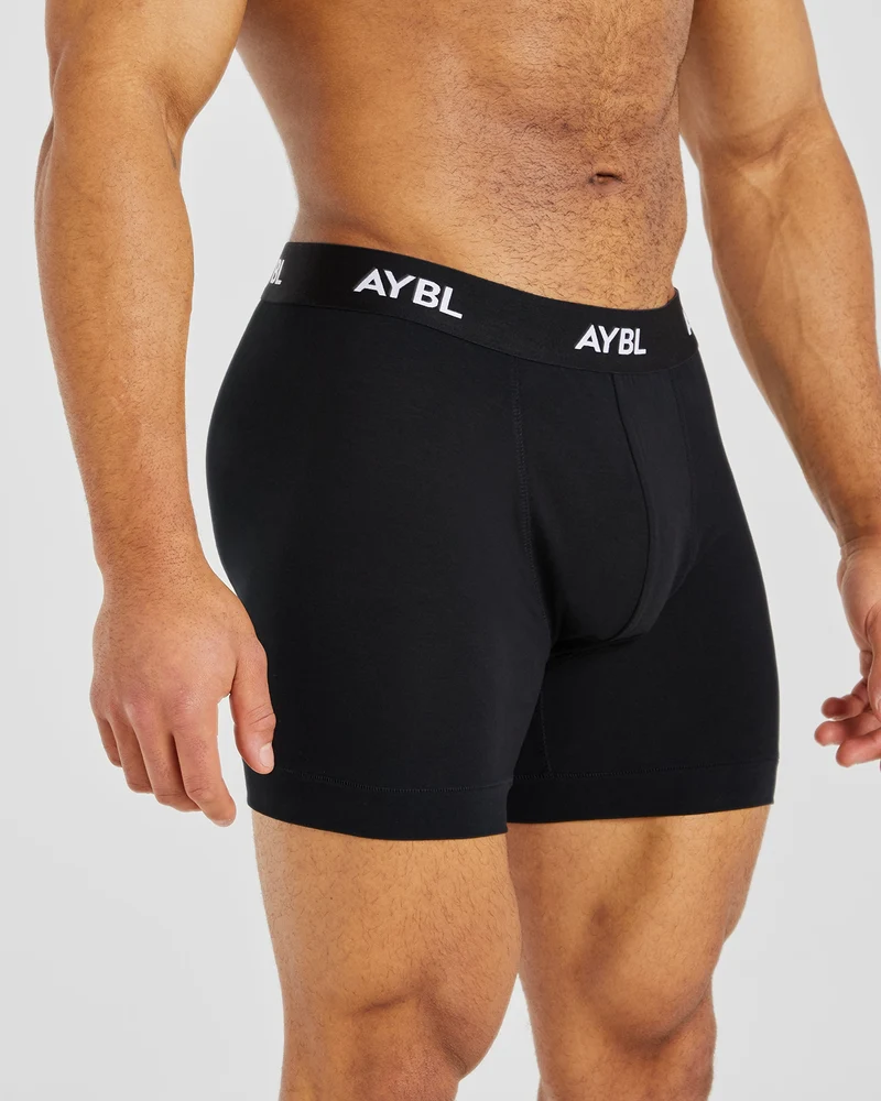 Essential Boxer Brief (3 pack) - Noir