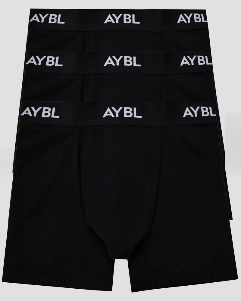 Essential Boxer Brief (3 pack) - Noir