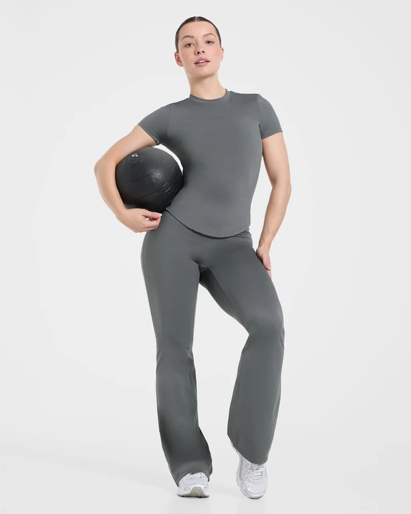 Sculpt Flared Leggings - Charcoal