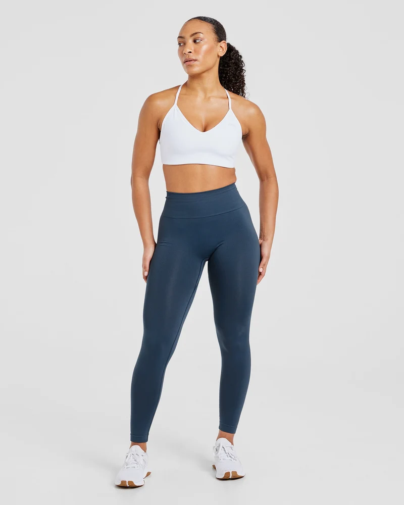 Essential Crossback Sports Bra - Blanc