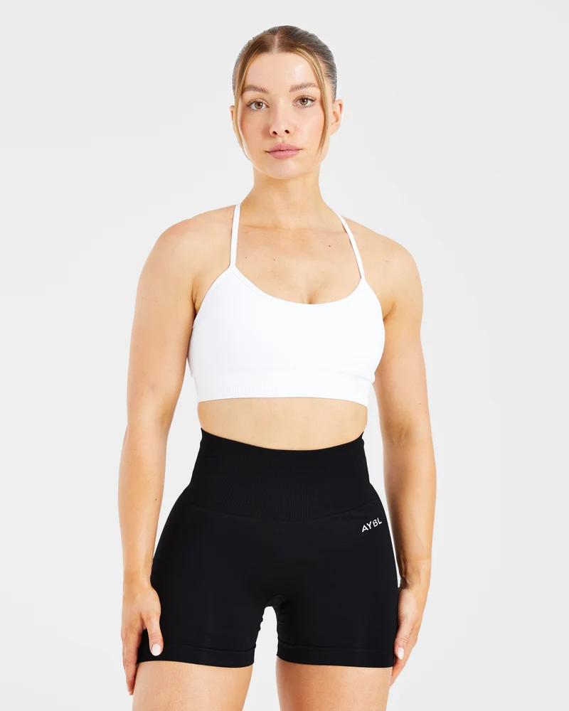 Empower Seamless Sports Bra - Blanc