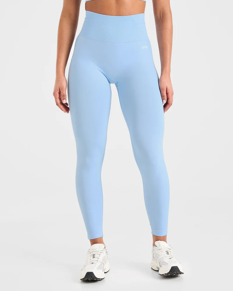 Empower Seamless Leggings - Sky Bleu