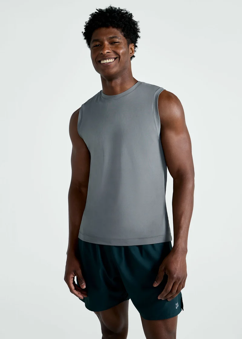T-Shirt sem Manga Homem Thermodry Run