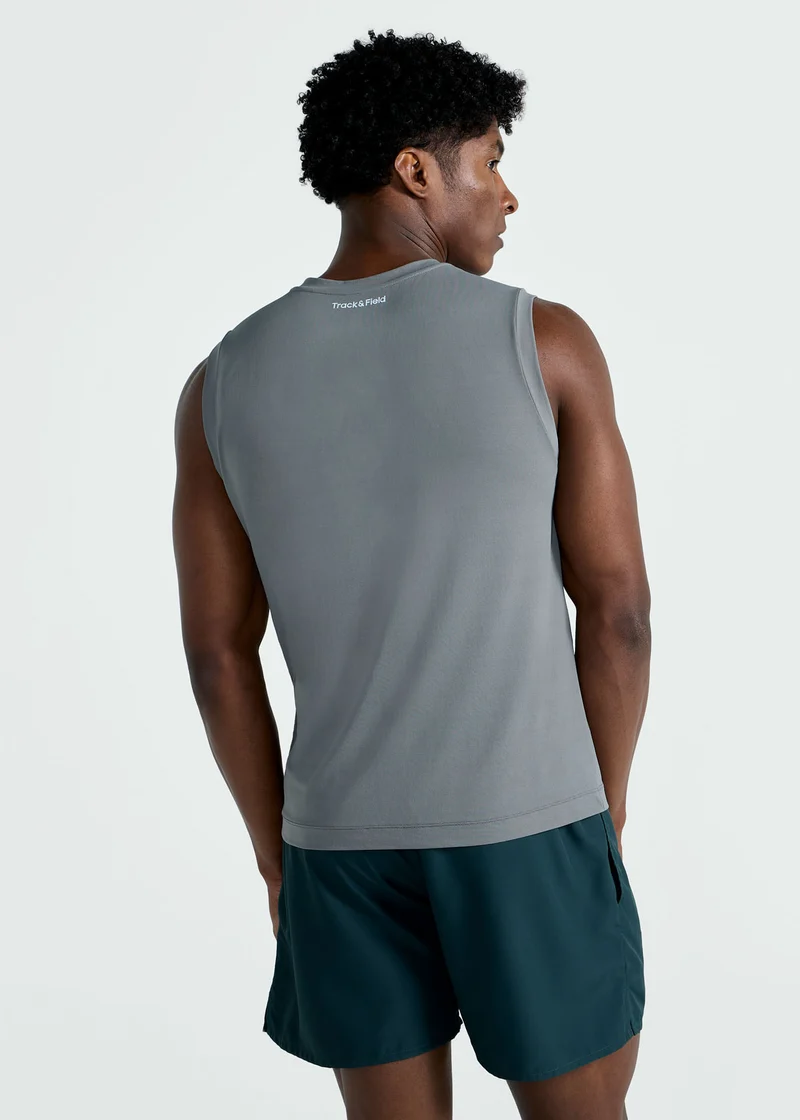T-Shirt sem Manga Homem Thermodry Run