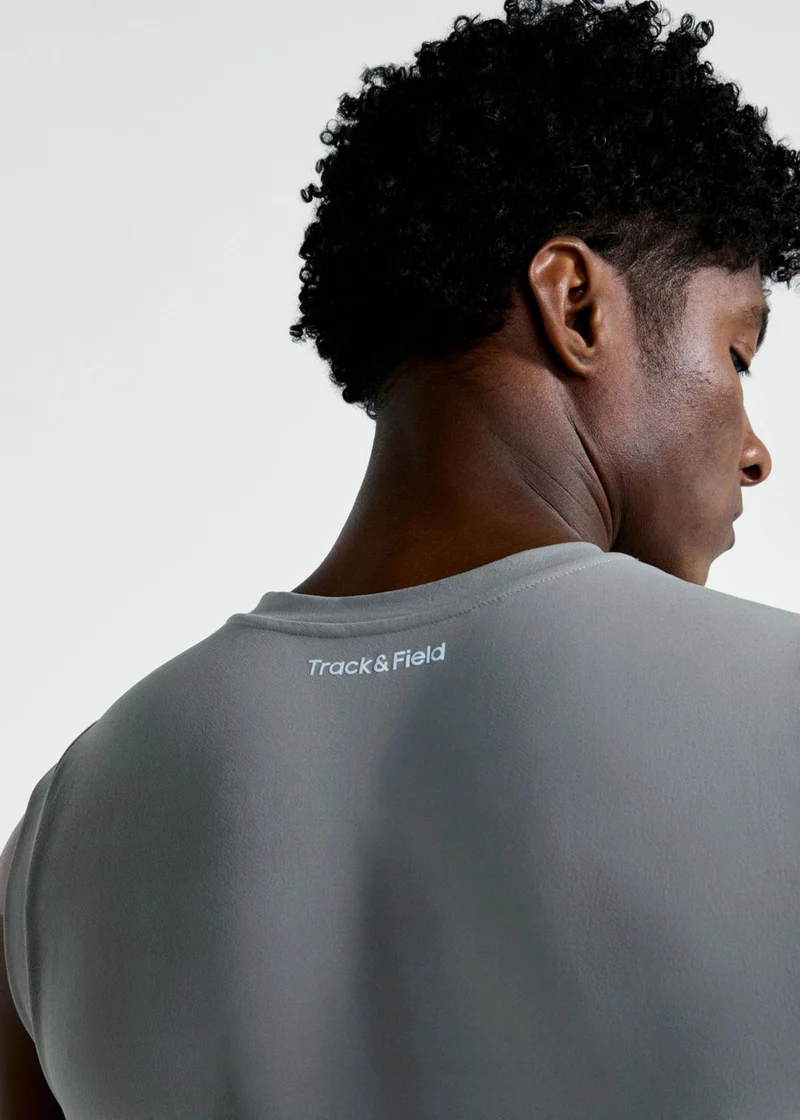 T-Shirt sem Manga Homem Thermodry Run