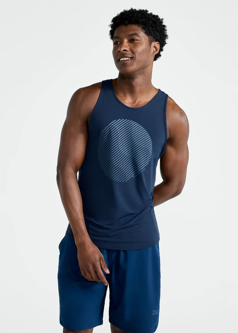 T-Shirt sem Manga Homem Thermodry Ondas