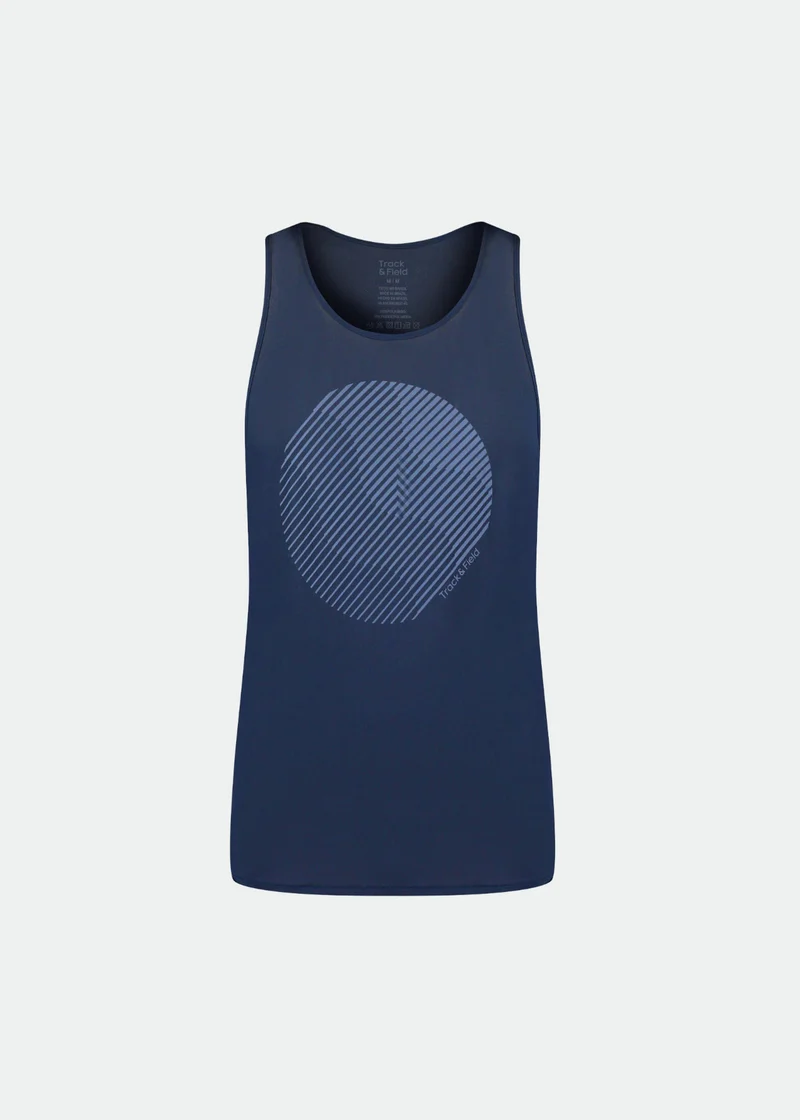 T-Shirt sem Manga Homem Thermodry Ondas
