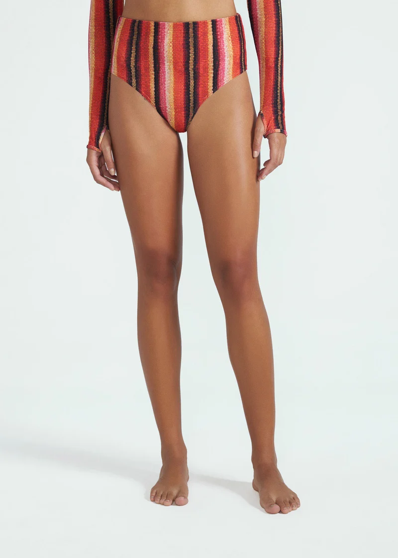 Cueca Biquíni Alta Trama