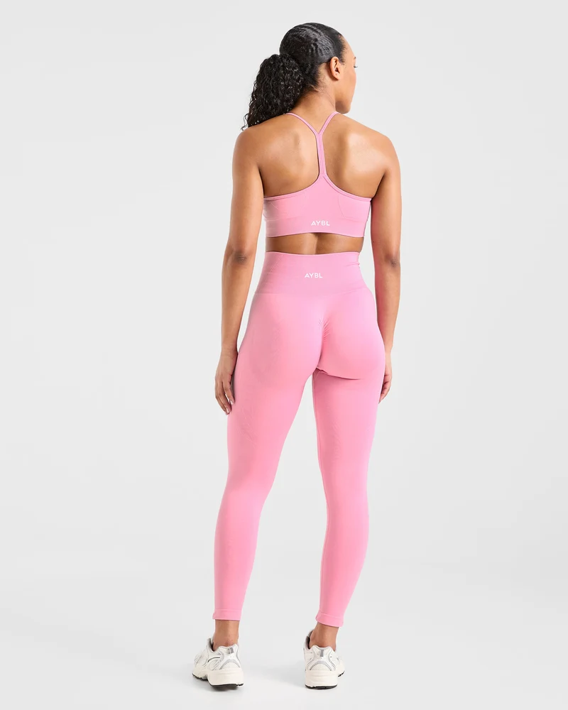 Empower Seamless Sports Bra - Baby Rose