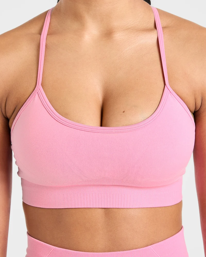 Empower Seamless Sports Bra - Baby Rose