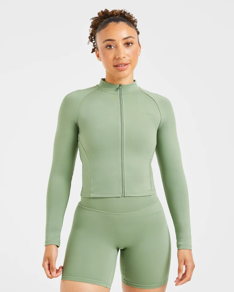Staple Zip Jacket - Olive Vert
