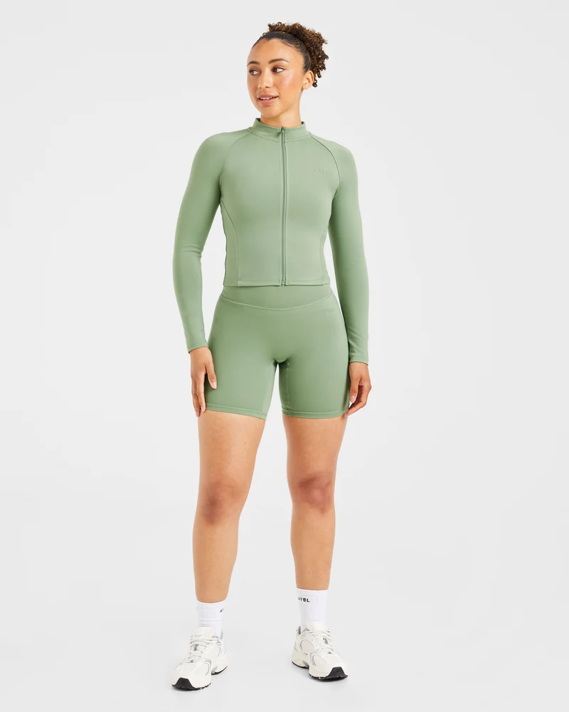 Staple Zip Jacket - Olive Vert