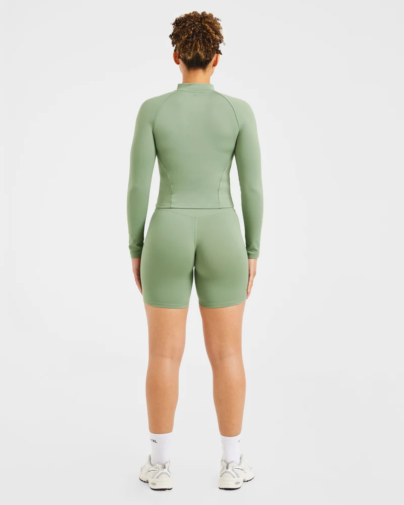 Staple Zip Jacket - Olive Vert