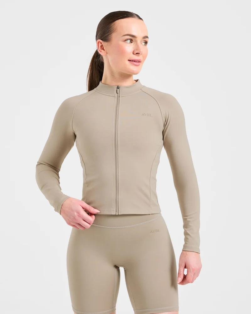 Staple Zip Jacket - Muted Taupe