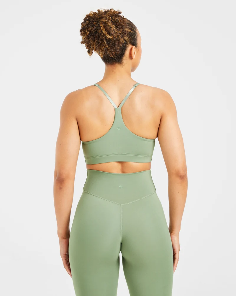 Staple Sports Bra - Olive Vert