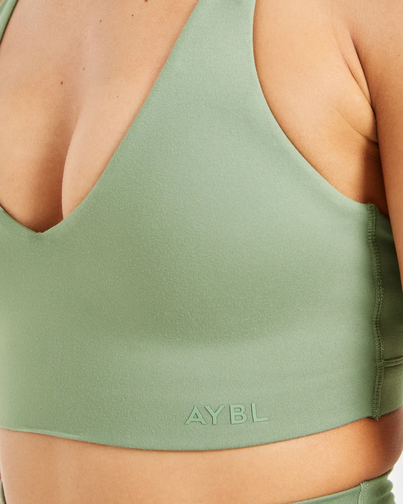 Staple Sports Bra - Olive Vert