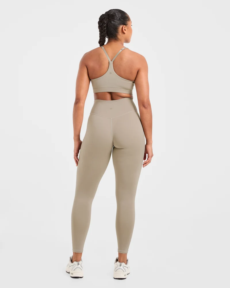 Staple Sports Bra - Muted Taupe