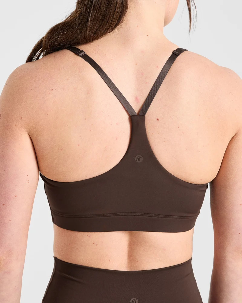 Staple Sports Bra - Marron
