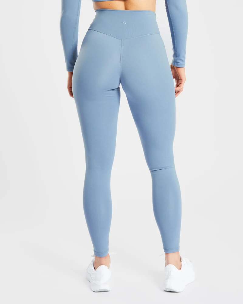 Staple Leggings - Slate Bleu