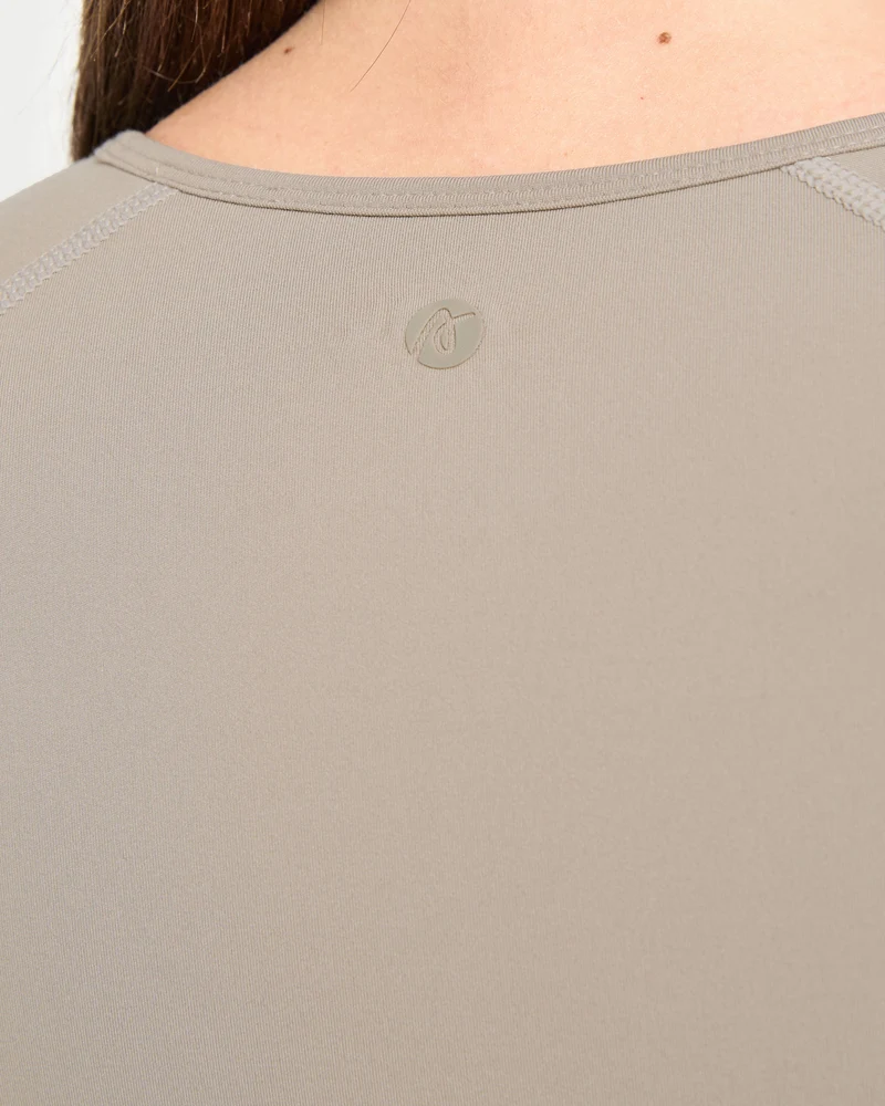 Staple Crop Top - Muted Taupe