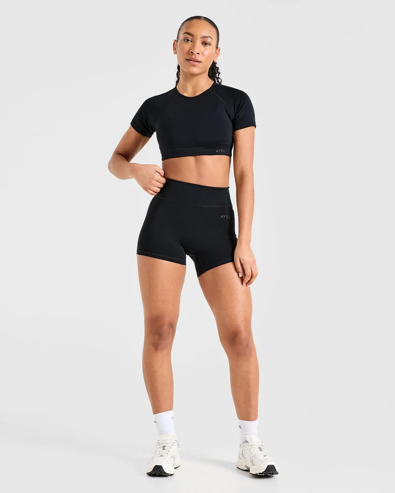 Staple Crop Top - Noir