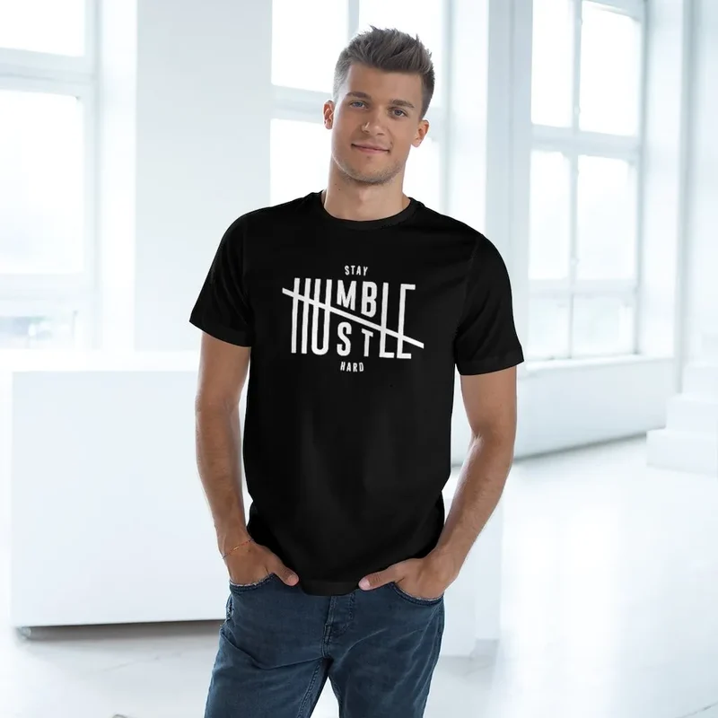 Gangster Stay Humble Hustle Hard Mafioso T-shirt