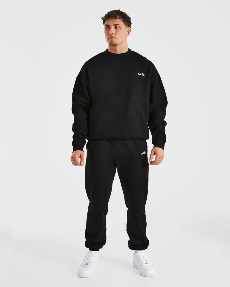 Essential Oversized Sweater - Noir