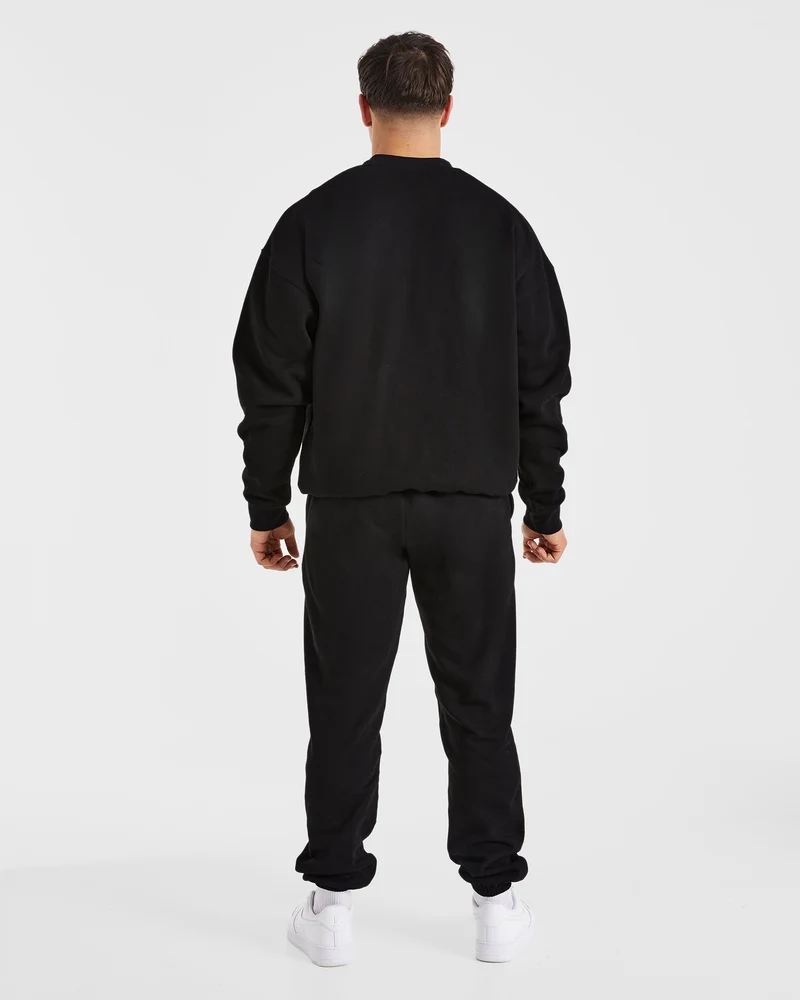 Essential Oversized Sweater - Noir
