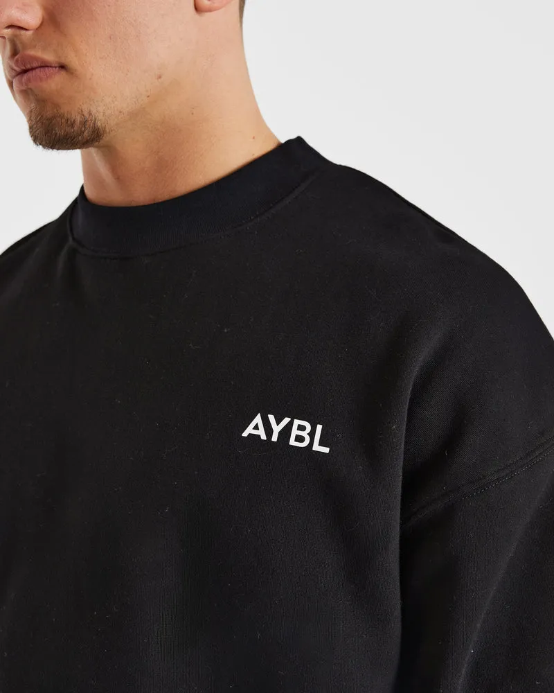 Essential Oversized Sweater - Noir