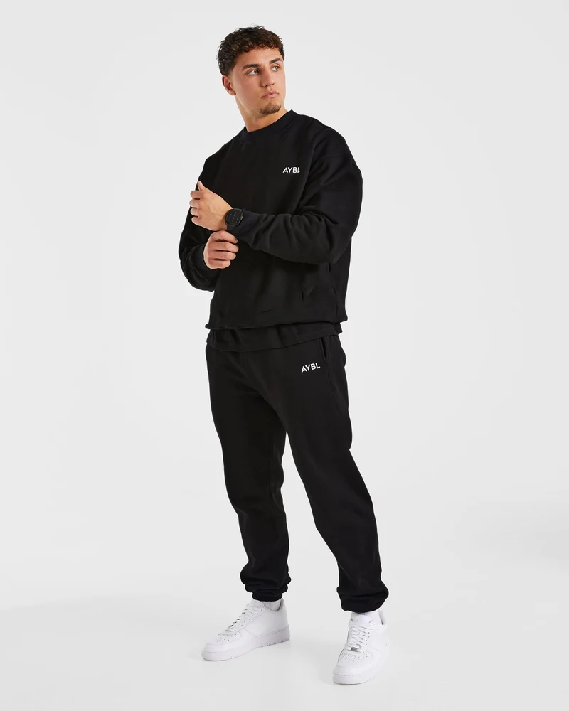 Essential Oversized Sweater - Noir