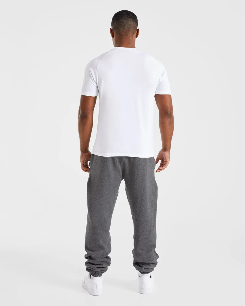 Essential Oversized Joggers - Charcoal Marl