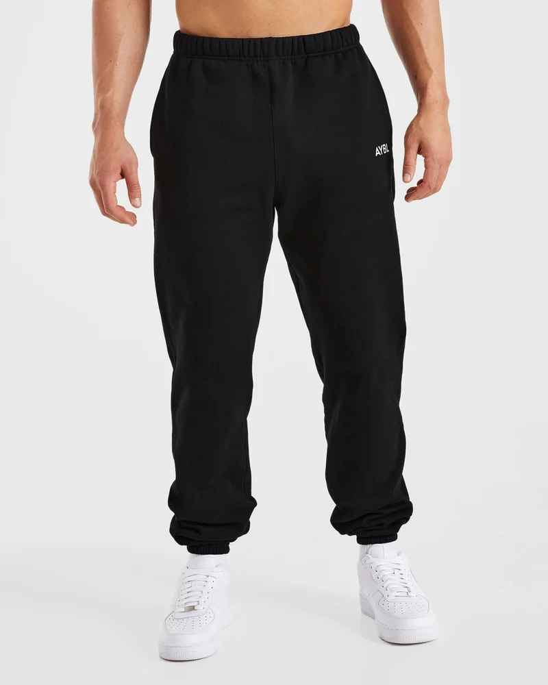 Essential Oversized Joggers - Noir