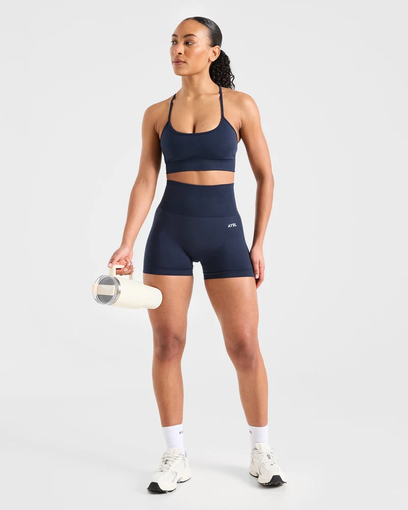 Empower Seamless Sports Bra - Navy