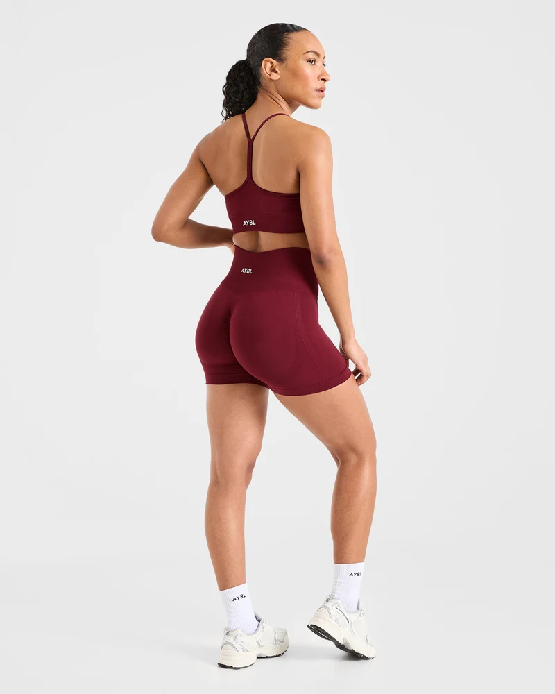 Empower Seamless Sports Bra - Rouge Wine