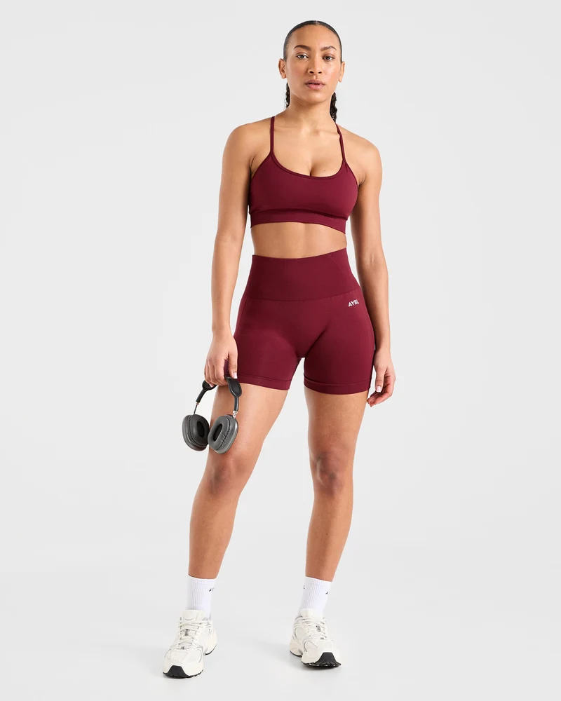 Empower Seamless Sports Bra - Rouge Wine