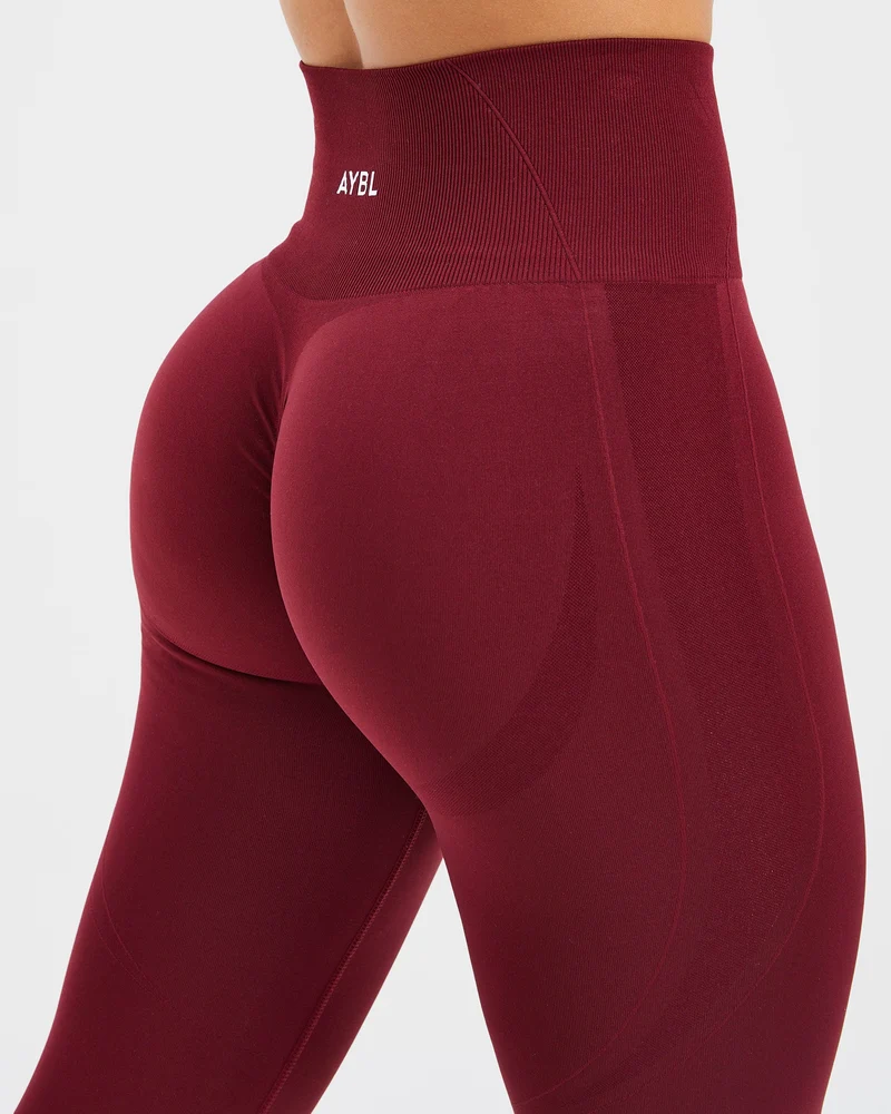 Empower Seamless Leggings - Rouge Wine