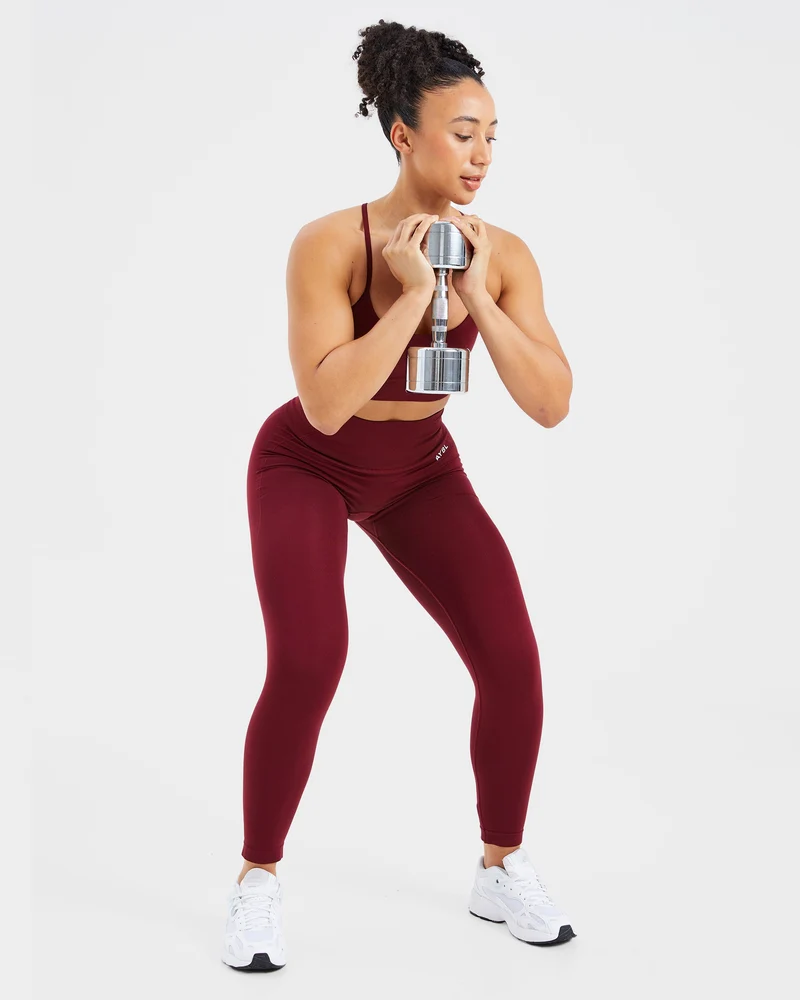 Empower Seamless Leggings - Rouge Wine