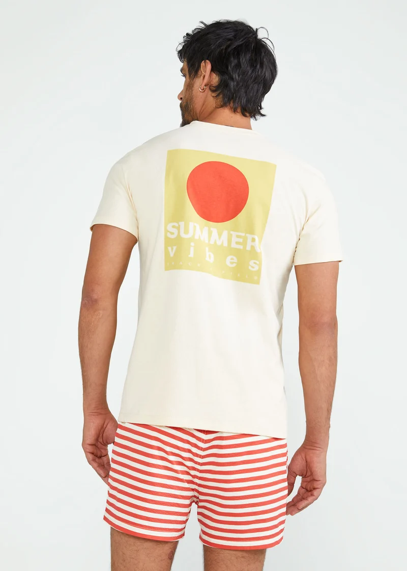 T-Shirt Homem Manga Curta Silk Vibes