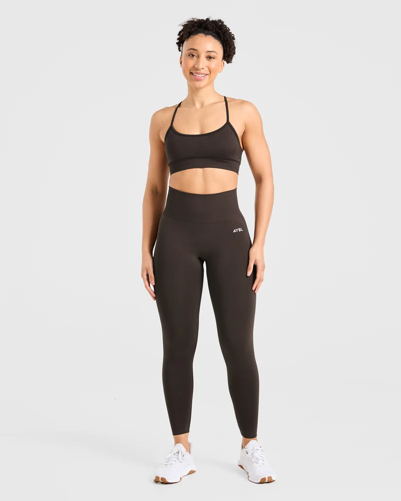 Empower Seamless Leggings - Cocoa Marron