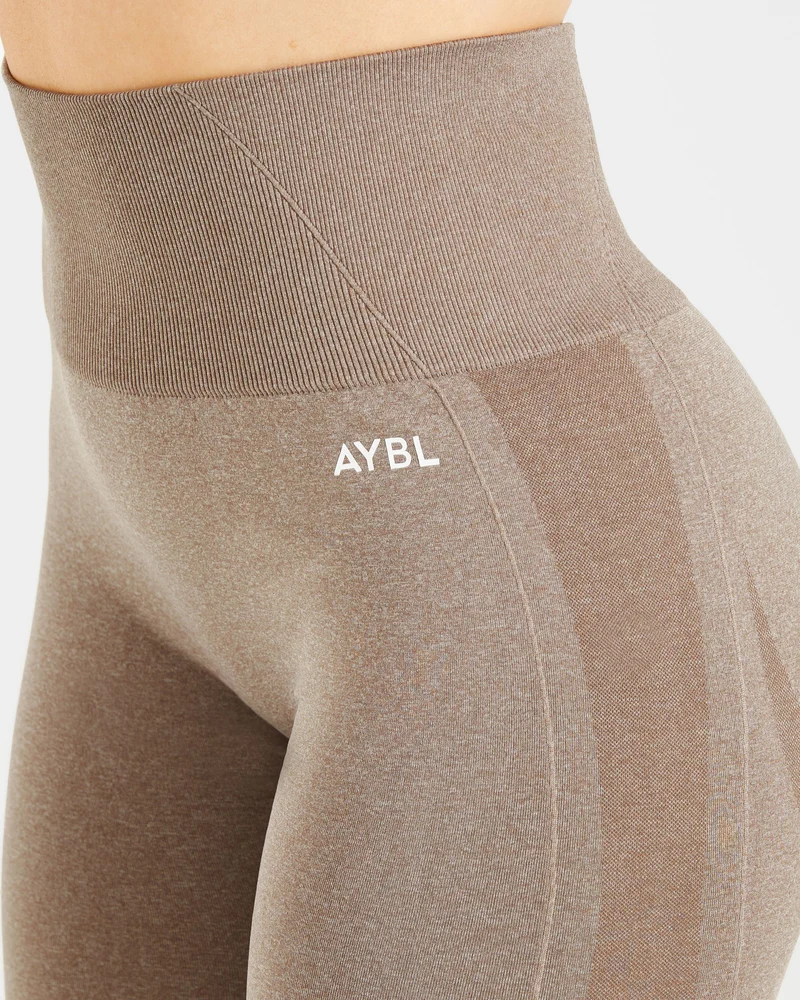Empower Seamless Leggings - Taupe Marl