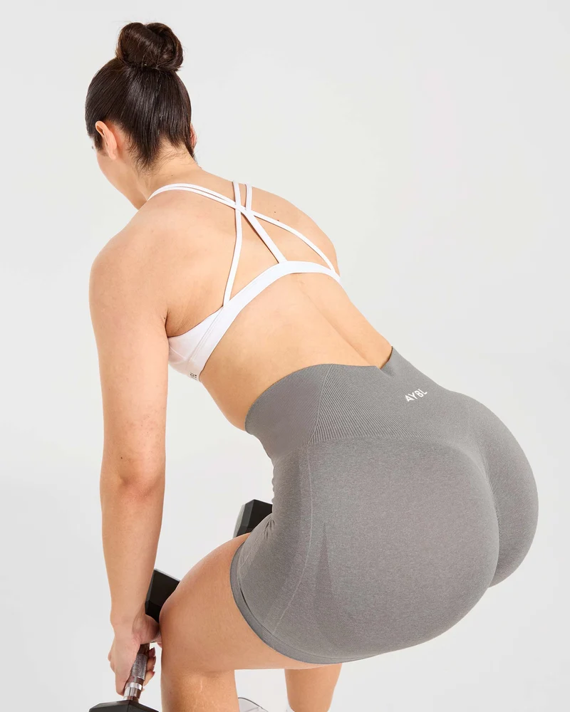 Essential Strappy Sports Bra - Blanc