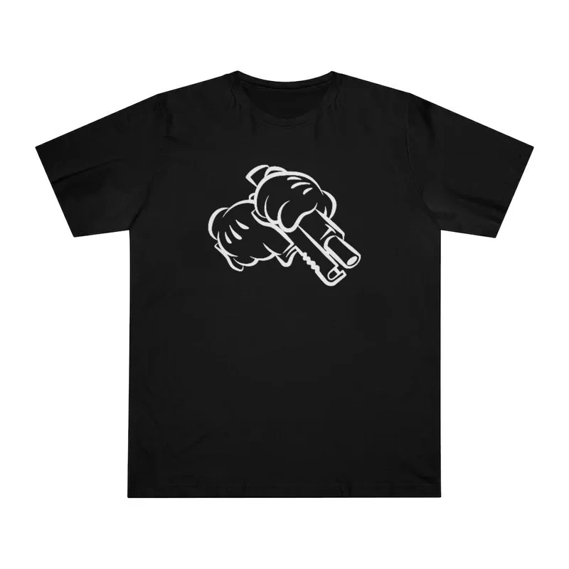 Gangster check his Baby Be Real Ammo T-shirt