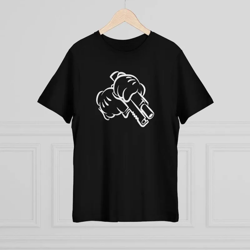 Gangster check his Baby Be Real Ammo T-shirt