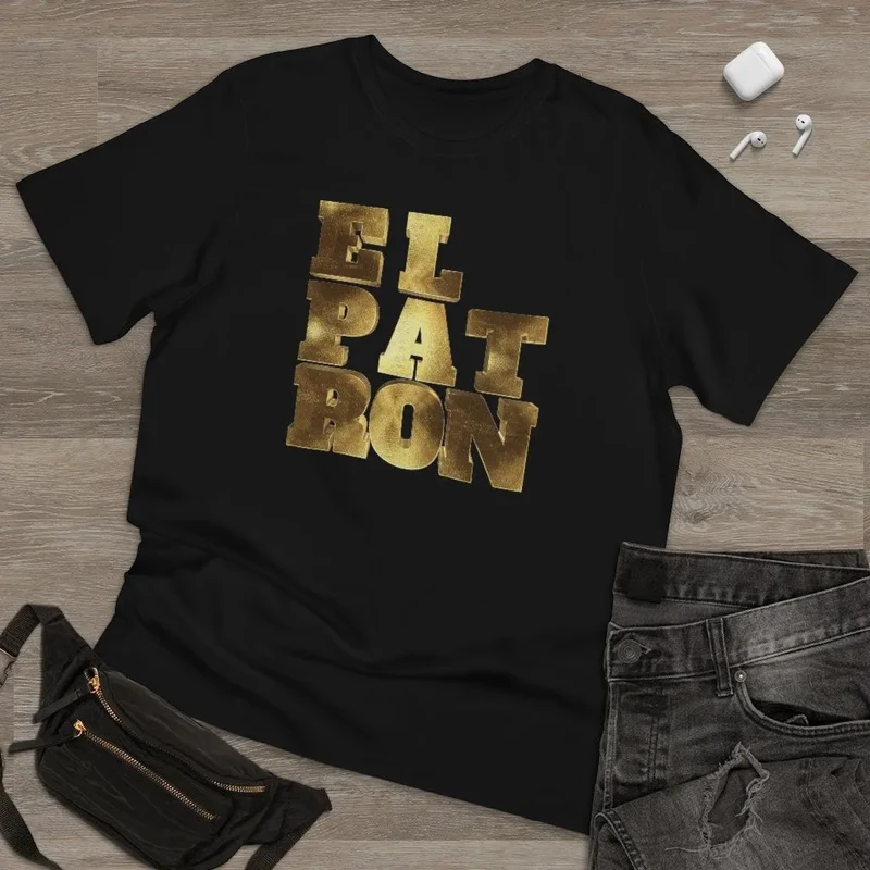 Gold Pablo El Patron Colombian El Jefe Boss T-shirt