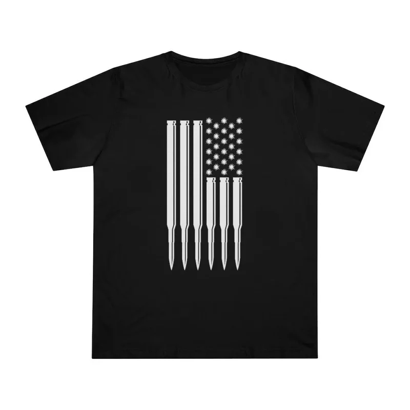 American flag Mobster Bullets Patriotic US T-shirt