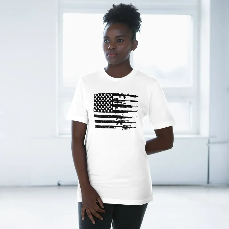 Military American Flag Local Patriotic T-shirt
