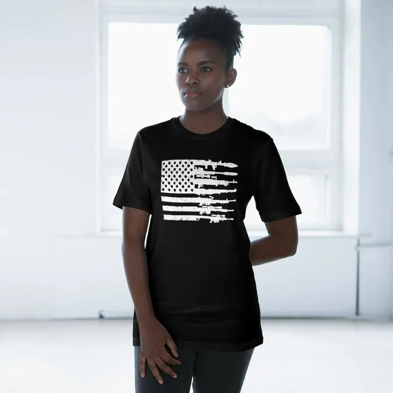 Military American Flag Local Patriotic T-shirt