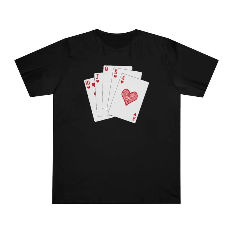 Mobster Winning hand Cards Royal Flush T-shirt